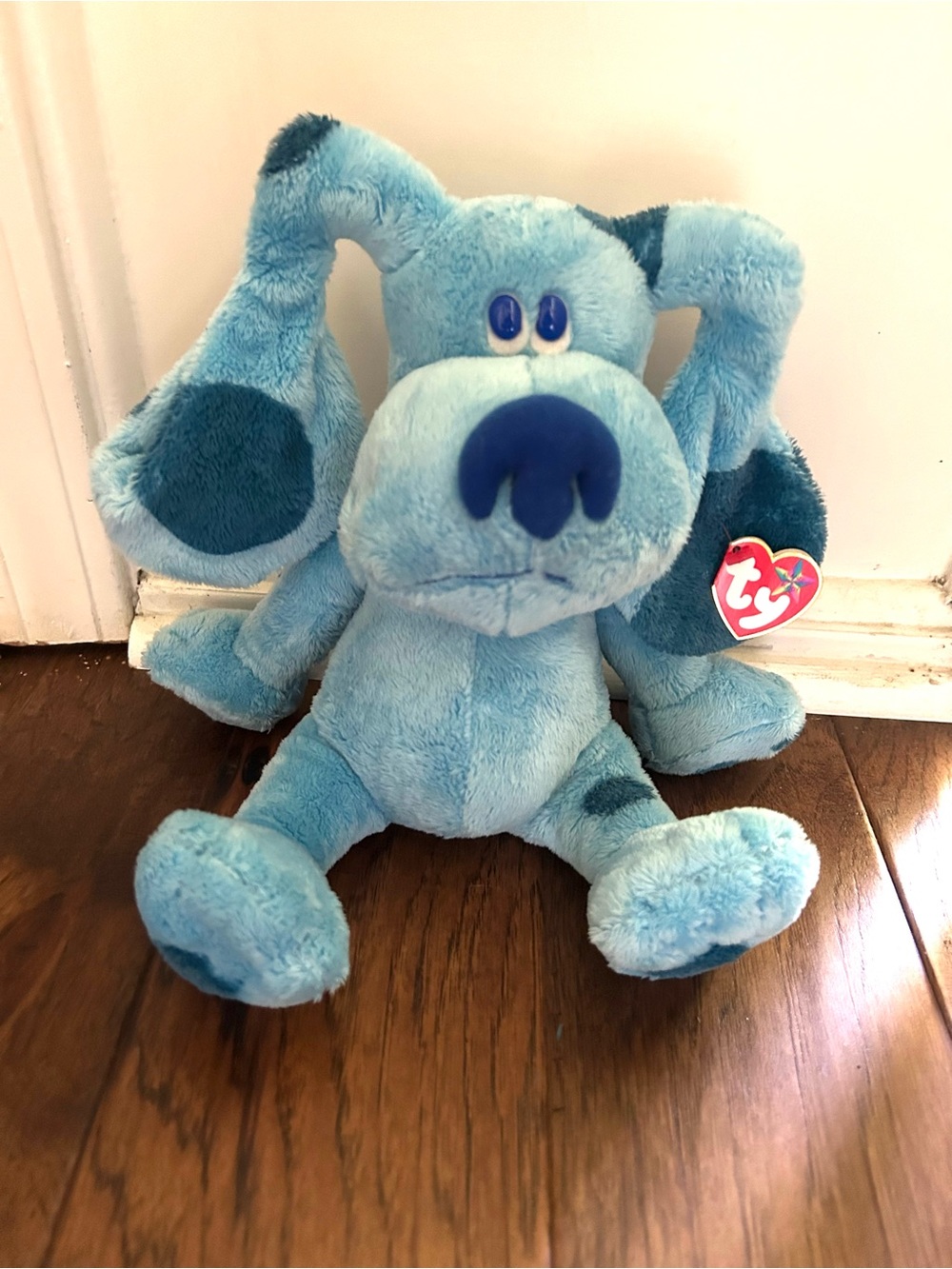 9" TY BEANIE BUDDIES 2006 BLUE'S CLUES NICK JR PUPPY DOG STUFFED ANIMAL PLUSH